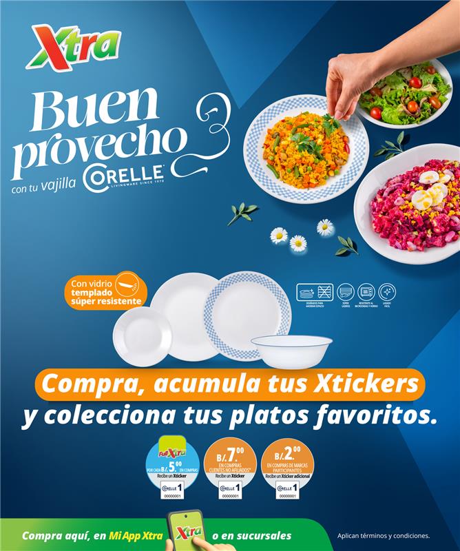Buen Provecho con tu Vajilla Corelle